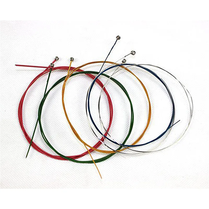 

NEW 6pieces/Set Rainbow colorful guitar strings E-A for acoustic guitar classic guitar Multi Color Copper alloy/Stainless steel