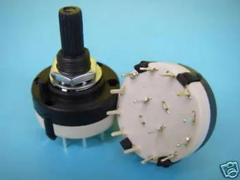 

2 Pole 3 Position Custom Wiring ROTARY SWITCH 2P3T
