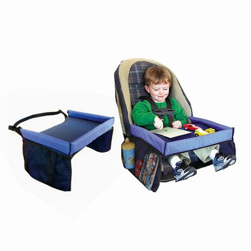 Детское автомобильное сиденье, поднос для коляски, детская игрушка, держатель для воды, стол для детей, портативный стол для автомобиля, детский игровой стол для хранения 40*33 см