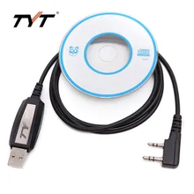 TYT USB Кабель для программирования + CD для tytera ручной Портативная рация DM-UVF10 TH-UV8000D TC-8000 TH-UV8000E TH-UV9D TH-F8