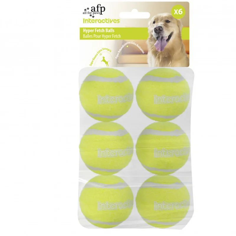 Fast Shipping Dog Toys Pet Tennis 6pcs Machine Balls Dog Ball Jouet Chien Honden Speelgoed Juguete Perro Pet Products