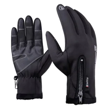 

Motorcycle Gloves Winter Warm Fleece Lined Gloves Touch Screen Motorbike Gloves Windproof Waterproof Protective Moto Gloves