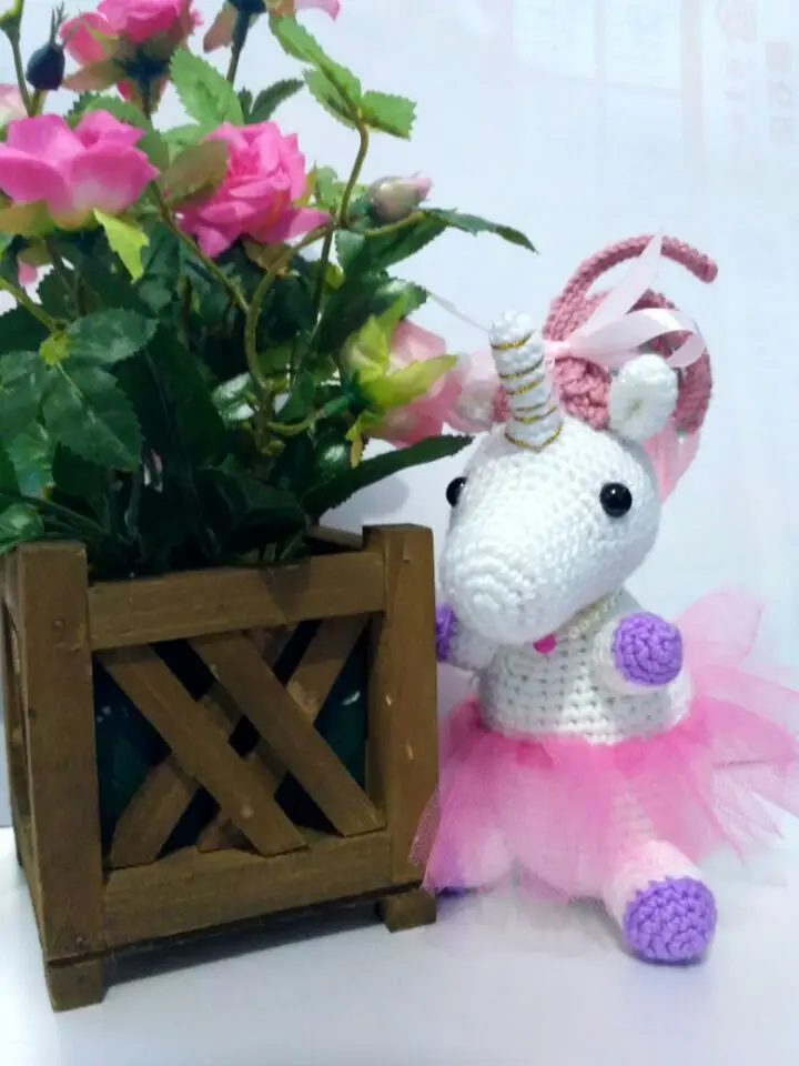 Амигуруми девочка единорон игрушка кроше кукла погремушки|doll rattle|toy rattlecrochet rattle |