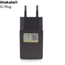 Новое Liitokala мобильное зарядное устройство 2A Зарядное устройство USB зарядное устройство 5V2A Европейское регулирование британское регулирование американский стандарт штекер