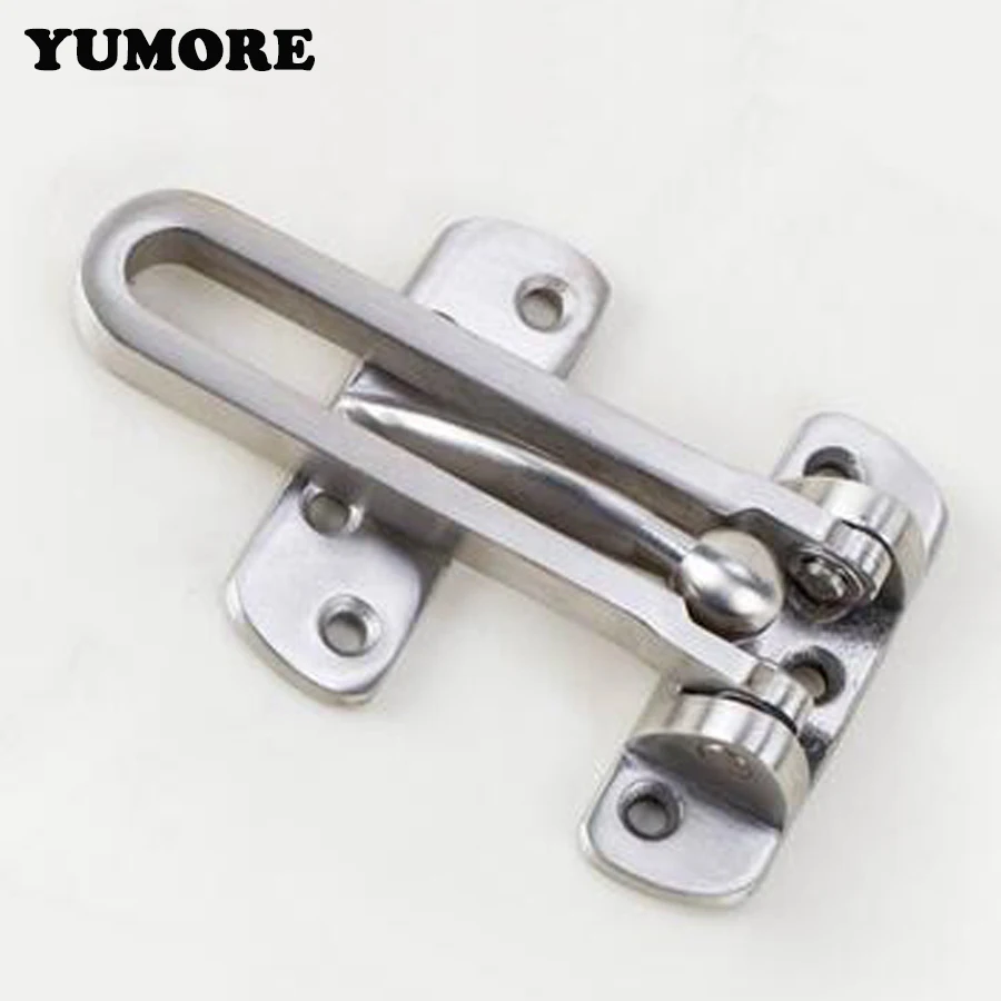 Замок защелка YUMORE из нержавеющей стали 304 с защитой от кражи|door chain|chain latch lockdoor chain