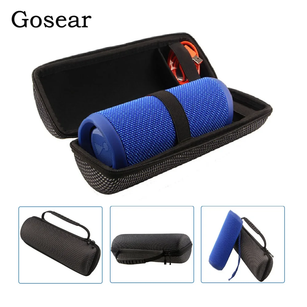 Gosear para Flip3 Flip4 EVA a prueba de golpes, impermeable, bolsa de almacenamiento para Altavoz Bluetooth, funda de Estuche de transporte para JBL Flip 1 2 3 4 Gadgets|Accesorios de altavoces| - AliExpress