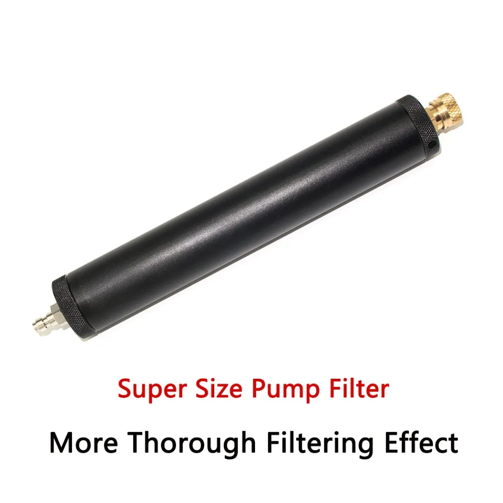 

Paintball PCP High Pressure Pump Air Filter 40mpa Water-Oil Separator 50cm Hose M10x1 Quick Connectors Filtering Elements