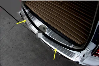 

Steel Outer Rear Bumper Protector Plate Threshold Guard Cover Trim For Mitsubishi Montero / Pajero Sport 2009-2015