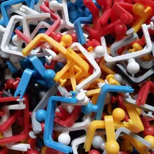 100 Новые Детские комплекты для стоматологической лаборатории, стоматологов Пластик одноразовые артикулятор Цветной артикулятор одноразовые артикулятор на модели работы