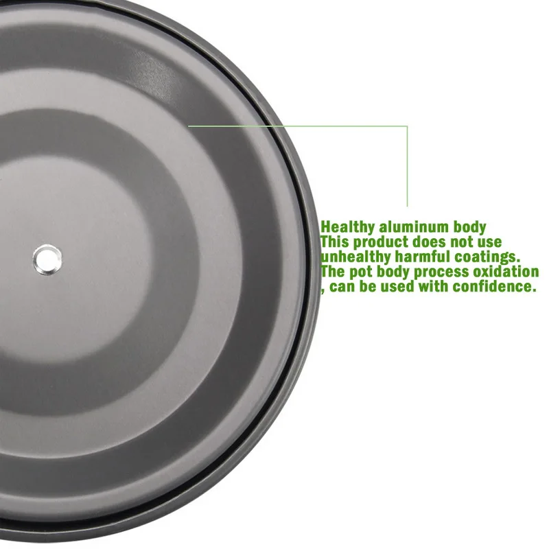 Портативный кухонная посуда для кемпинга на открытом воздухе комплект дорожная посуда Пеший Туризм Пикник поход кемпинг кухонный горшок