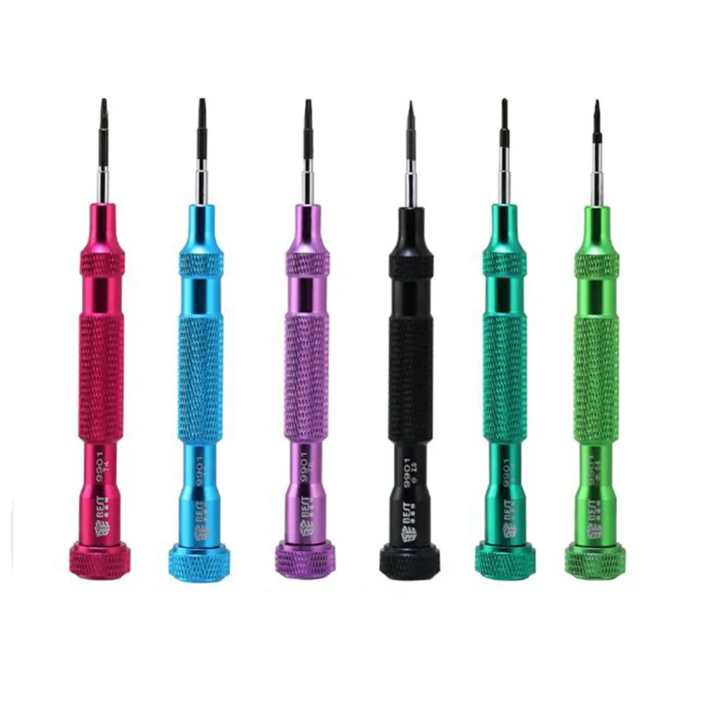 

6 in 1 Precision Screwdriver Set 0.8 P2 Pentalobe 1.5 Phillips 2.0 Flatted T4 T5 T6 for iPhone X 8 7Plus Samsung DIY Repair Tool