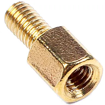 

Brand New 100pcs Brass Hex Standoff Spacer Screw Female to Male 5mm+6mm M3 3mm