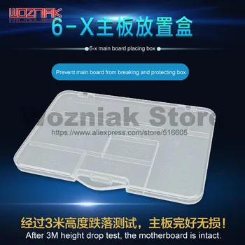 

Wozniak jc for IPHONE 6g/6s/6p/6sp/7g/7p/8g/8p/x/XS/XS MAX Mainboard Placing box WIFI NAND CPU protection storage boxs