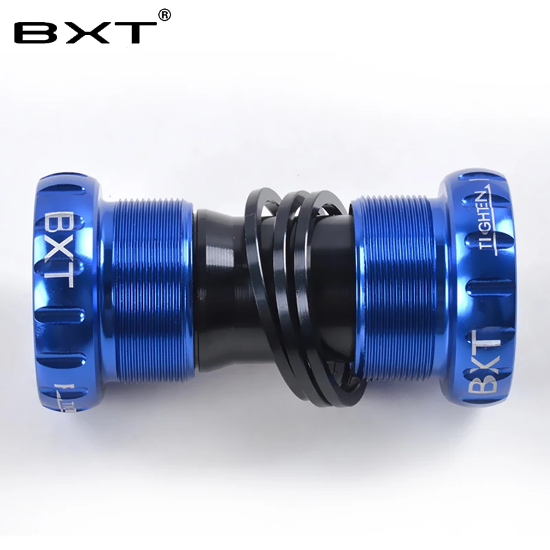 2018 bxt جديدة دراجة أسفل قوس 68/73 ملليمتر mtb الطريق دراجة bsa الساعد مجموعة محور محور bb الدراجات سبائك الألومنيوم للماء أجزاء