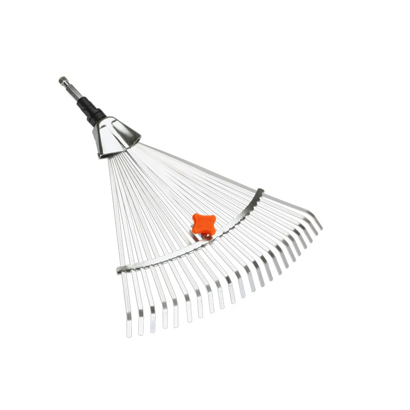 3103 stainless steel adjustable hand rake grass metal multi tooth rakes