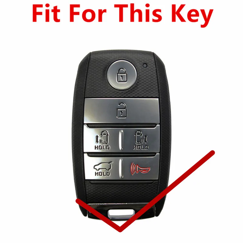 FLYBETTER из натуральной кожи 6 кнопок без ключа корпус умного ключа Крышка для Kia Sedona/Grand/Carnival/Sorento автомобильный стайлинг(B) L507