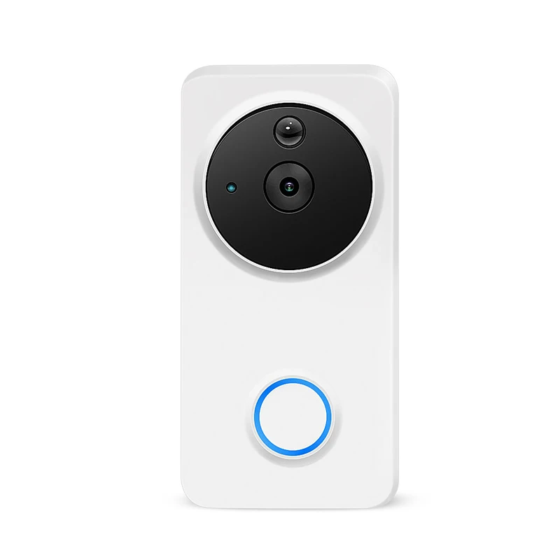 1080P IP54 Outdoor Tuya Battery Powered Ring Smart Wi-Fi Enabled Video Doorbell Camera PIR Motion Detection Works Alexa Google