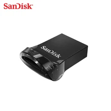 Натуральная двойной флеш-накопитель SanDisk CZ430 USB флэш-накопитель 64 Гб оперативной памяти, 16 Гб встроенной памяти, мини USB флэш-накопитель USB 3,1 до 130 МБ/с. флеш-накопители USB 3,0 флэшку 32gb 128G