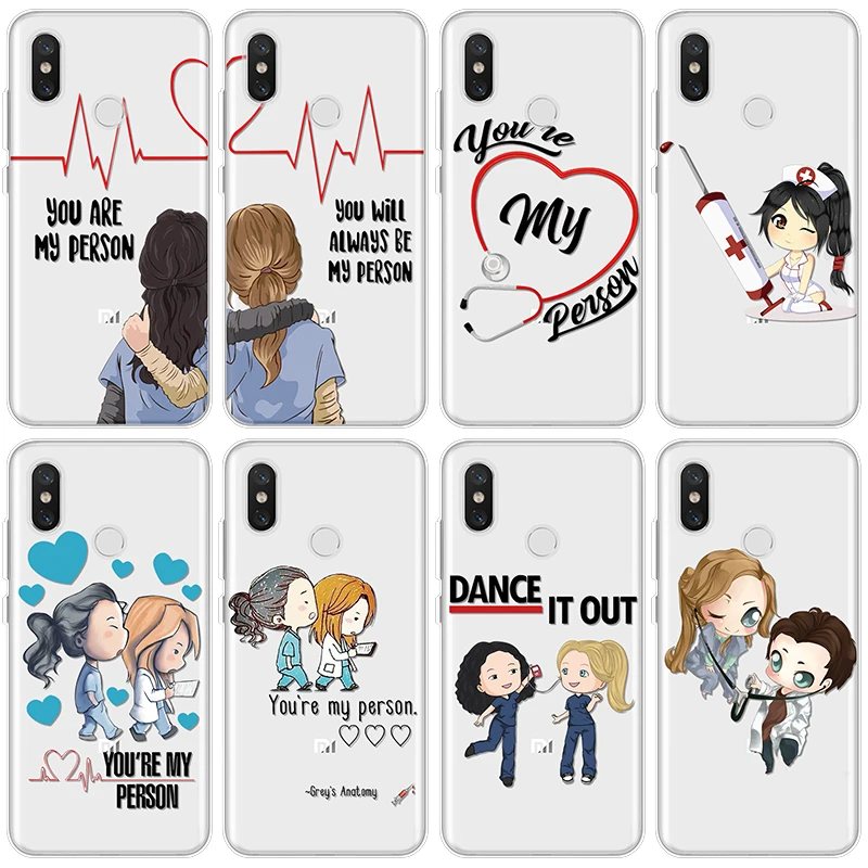 Чехол для телефона Greys Anatomy You're My Person Xiaomi Redmi Note 7 6 5 K20 Pro Plus Go 6A 5A 7A 4X мягкие чехлы из