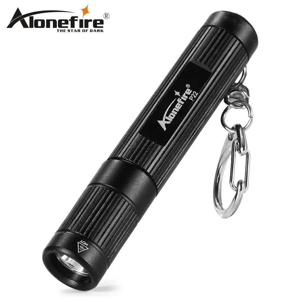 AloneFire P22 светодиодный фонарь CREE XPG Супер Мини светодиодный фонарик-брелок для AAA батареи