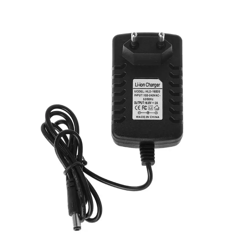 EU/US Plug 4S 16.8V 2A AC Charger For 18650 Lithium Battery 14.4V 4 Series Lithium li-ion Battery Wall Charger 110V-245V