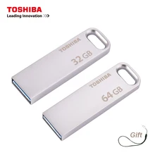 TOSHIBA USB 3,0 флеш-накопитель 32 Гб 64 Гб до 120 МБ/с. Memoria обратная совместимость usb2.0 флеш-накопитель 128 ГБ Мини U диск Stick