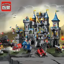 Enlighten Knights Castle Lion Castle Building Blocks set Bricks Construction Toys For Children Gift 1023 5stareddis