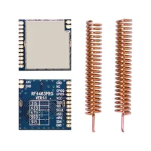 10 шт./лот RF4463PRO-433 МГц 100 мВт Si4463 чип высокой чувствительности-126dBm 1 км беспроводной передатчик и приемник модуль