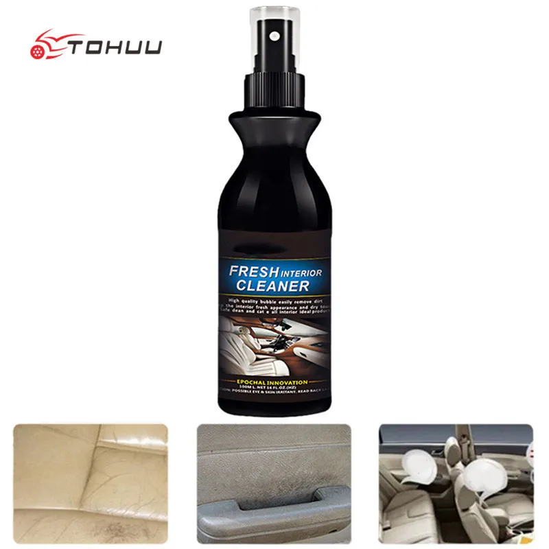 Us 4 17 11 Off Multi Function Cleaning Agent Detergent For Car Interior Door Panel Center Console Leather Seat Cushion Car Roof Trunk Cleaning In