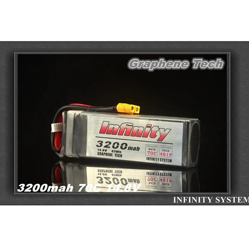 

Infinity 3200mah 70C 4S1P LiPo Lithium Battey For FPV Racing Drone Quadcopter
