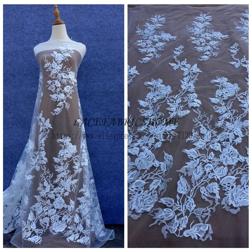 Кружевное Свадебное платье La Beauty 2017 Ширина 51 дюйма|dress lace fabric|wedding dress fabricfashion fabric |