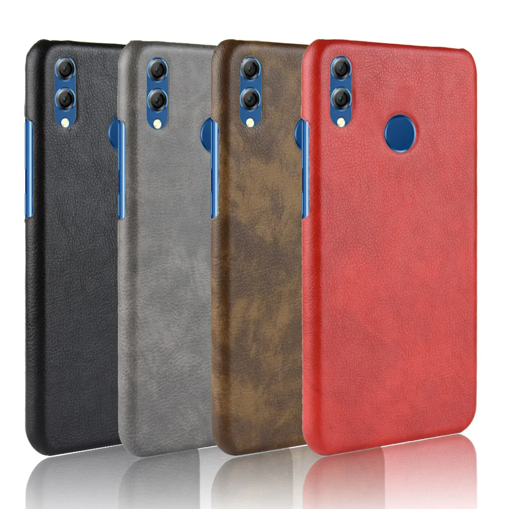 Luxury Business Litchi Skin Vintage Leather Case for Huawei Honor 8X MAX Cover Back Shell On Phone Cases |