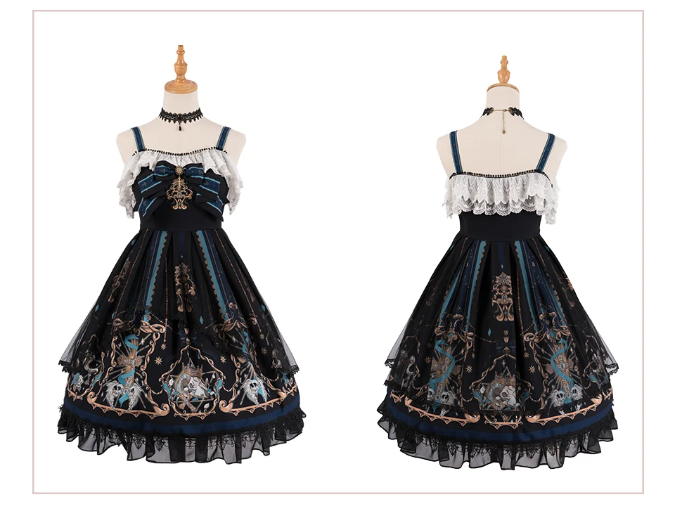 Готическая Лолита платье в викторианском стиле с короткими рукавами, чай, вечерние одежда, костюм на хеллоуин для девочек, женские кавайные платья в средневековом стиле, большие размеры