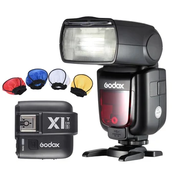 

DHL Godox TT685S Camera Speedlite TTL Master Slave Flash with X1T-S Transmitter with Flash Bounce Diffuser for Sony ILDC Camera