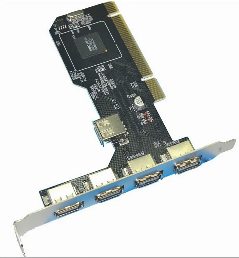 480Mbps 5 Ports 4 External + 1 Internal USB 2.0 PCI Adapter Card | Компьютеры и офис