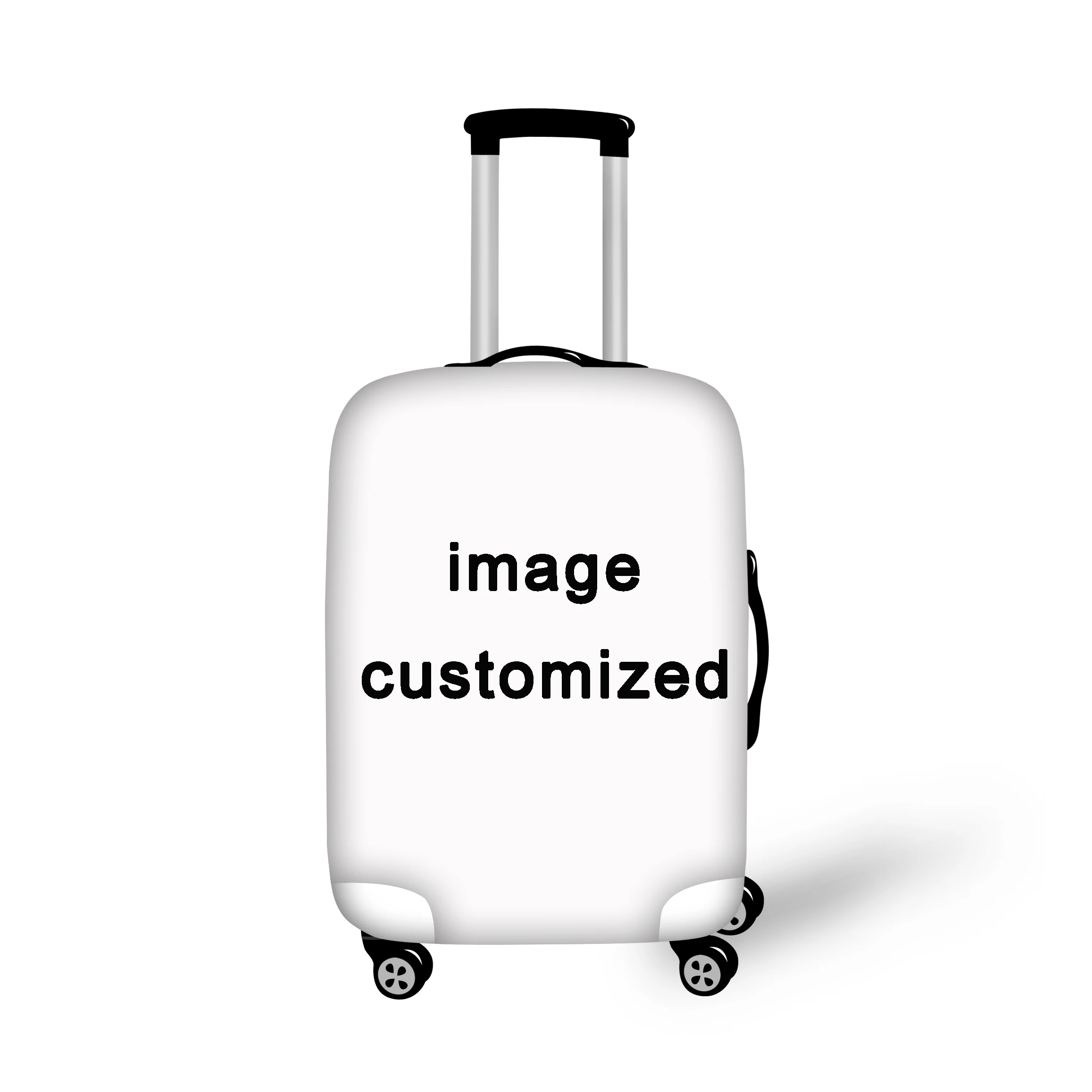 Защитный чехол ELVISWORDS с принтом бабочки для чемодана 18-30 дюймов, эластичный чехол на колесиках, эластичная Туристическая Сумка - Цвет: customized