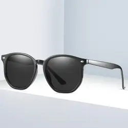 Винтажные мужские солнцезащитные очки Polygon, женские брендовые дизайнерские двухцветные светозащитная бленда объектива, очки для вождения