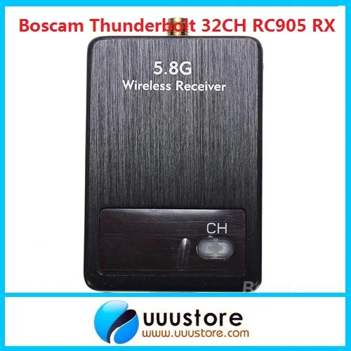 

Boscam Thunderbolt 5.8G 32CH RC905 Wireless audio video AV Receiver Rx