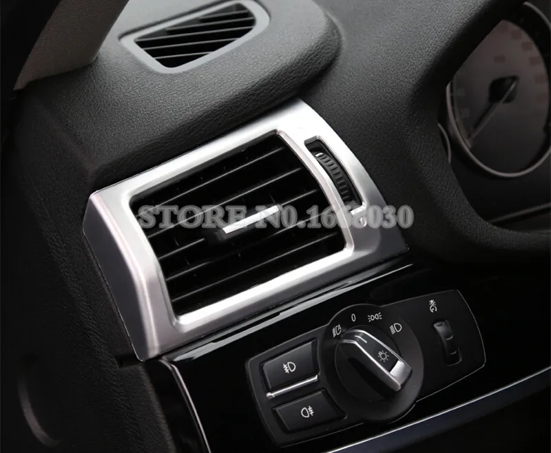 Внутренняя Панель приборов по бокам, устанавливаемое на вентиляционное отверстие в салоне автомобиля розетка накладка 2 шт. для BMW X4 F26
