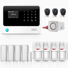 Chuangkesafe 4 x sensor de puerta inalámbrico pir motion detector g90b Sistema de Alarma GSM GPRS WIFI IOS Android App IP Compatibles cámara