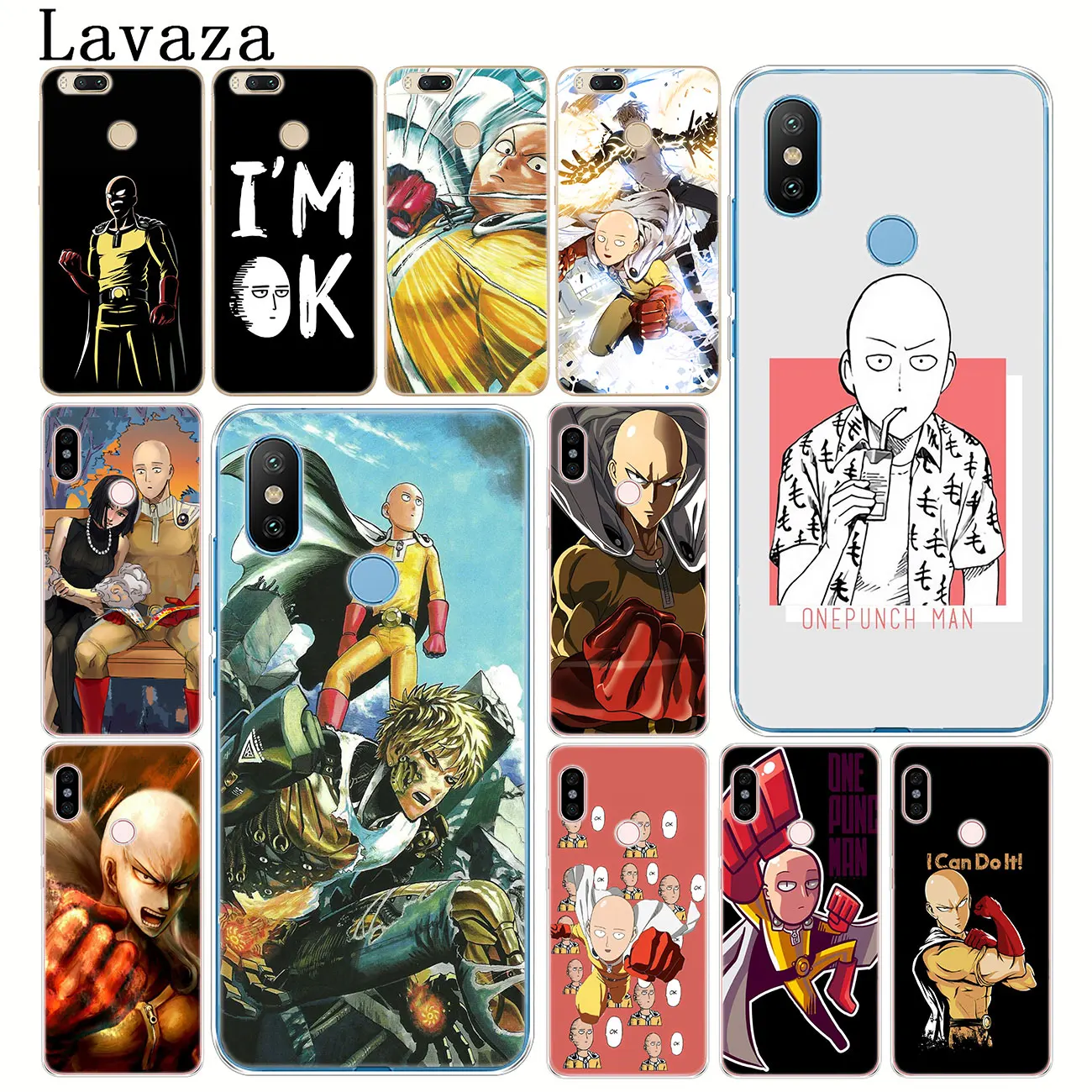 Твердый чехол для телефона Lavaza Anime ONE PUNCH MAN OK Xiaomi Redmi K20 8A 7A 6A Note 8 8T 7 5 6 Pro 4 4X |