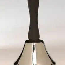 1 шт. колокольчик классический школьный стальной чайный колокольчик медные колокольчики ручка школьный Званый ужин магазин чайный колокольчик