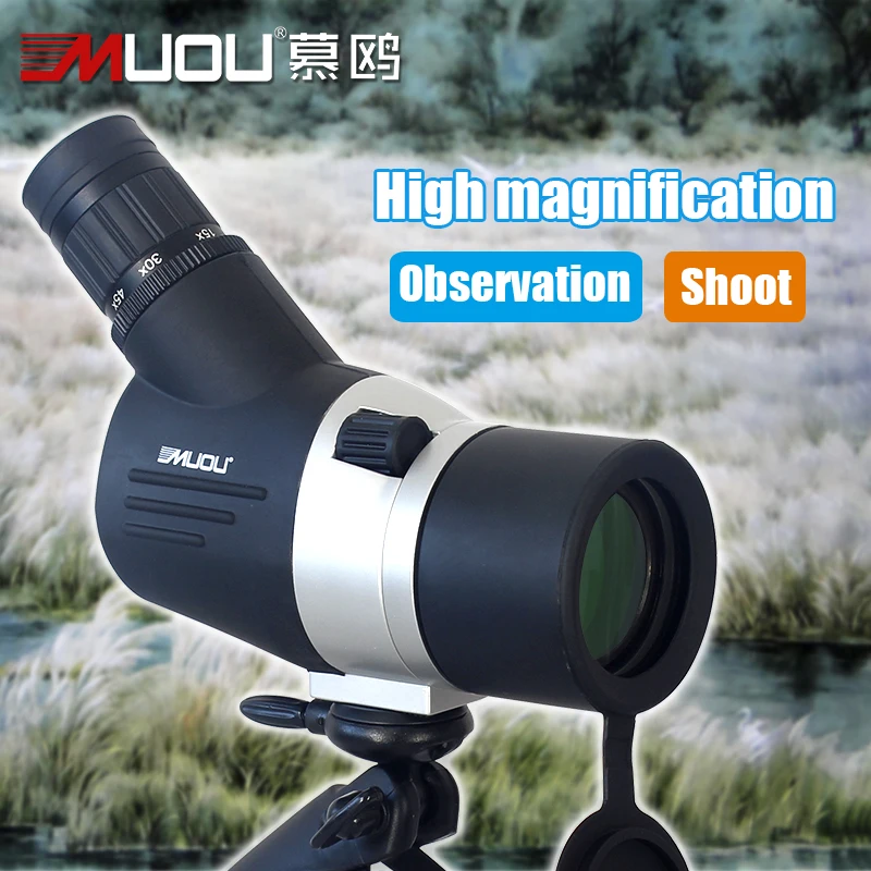 

15-45X HD Monocular Telescope Outdoor Camping High Power Telescope Compact Spotting Scope Bird Watch with Tripod Mount