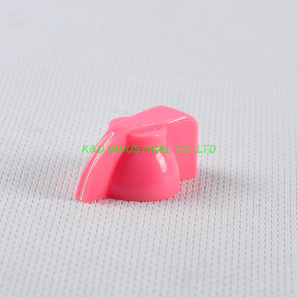 10 шт. Красочные Поворотный регулятор громкости розовый Управление Винтаж Пластик ручка 32x14 мм для 6,35 мм вал