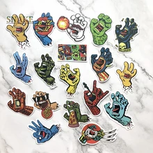 19 pçs/lote legal santa cruz adesivos para notebook portátil adesivos de brinquedo pvc mala decalques à prova dwaterproof água(China)