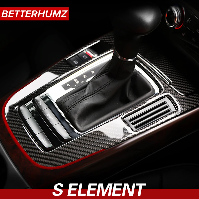 BETTERHUMZ для Audi A4 A5 Q5 из углеродного волокна Центральная панель переключения
