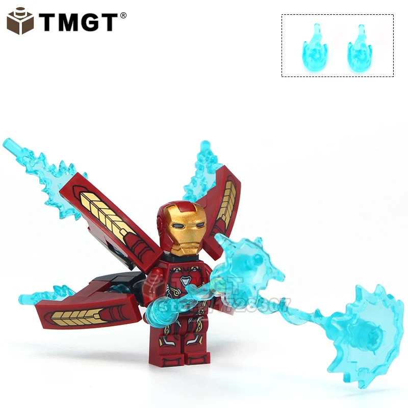 

Single Sale Building Blocks Legoings INFINITY WAR Captain America Iron Spider Outrider Iron Man Superman Gift Toys For Children