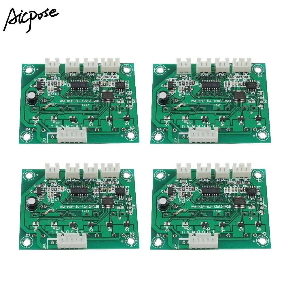

4Pcs/lots Motherboard 4/8 Channel Large Button 7x12W/6x12w/5x12w/12x12w LED PAR Motherboard Voltage 12-36V Par Led RGBW 4 in 1