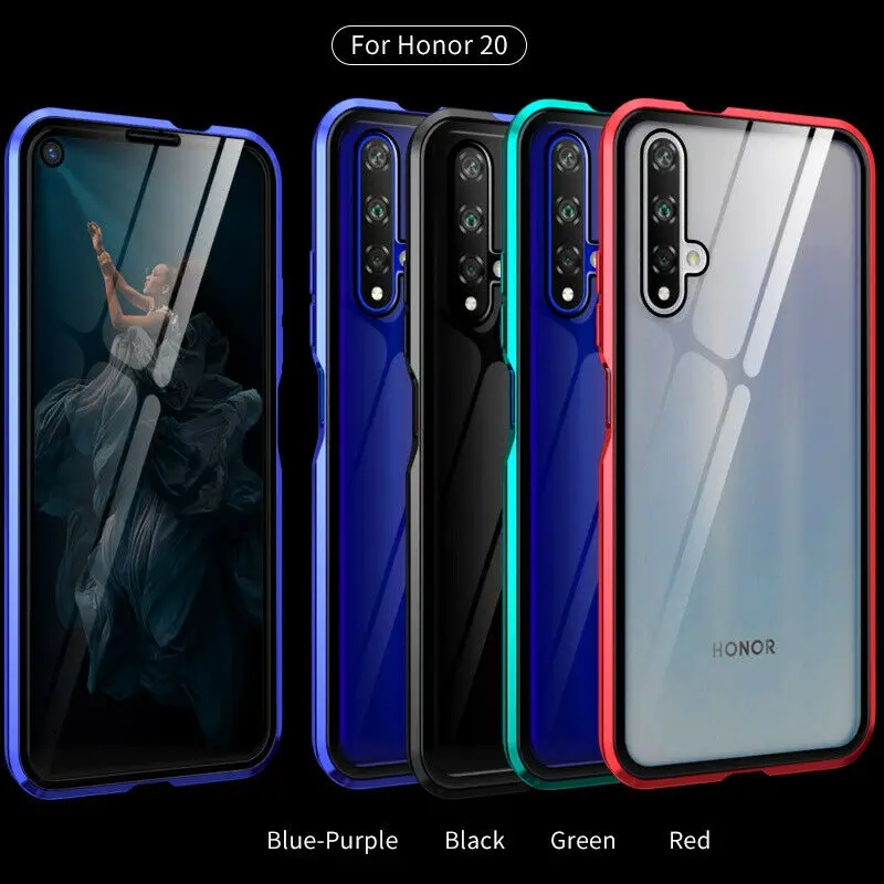Чехол на весь корпус для Huawei Honor 20 Pro 20i Lite с магнитной адсорбцией Алюминиевый