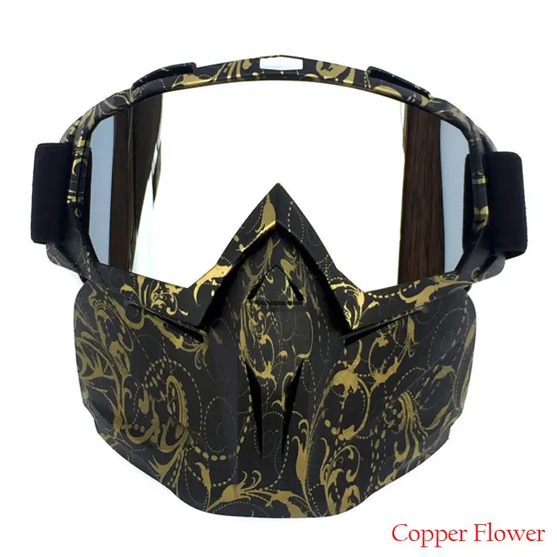 Новая маска для лица, очки для мотокросса, гоночные очки, мотоциклетные очки, спортивные лыжные очки, маска для лица - Цвет: 8